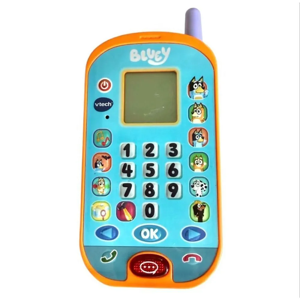 Baby Toddlers Bluey Ring Ring Interactive Learning Phone by V Tech Vtech